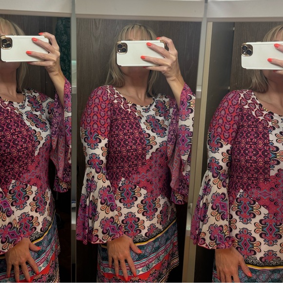 Go Go Dress with Bell Sleeves - Picture 5 of 6